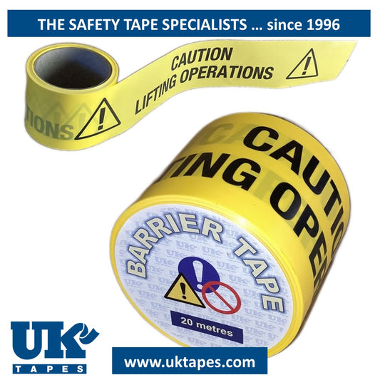 LIFTING OPERATIONS Printed Barrier Tape