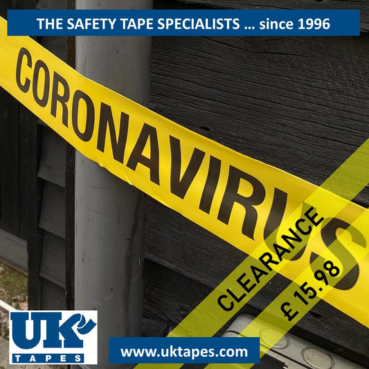 HAZZATAPE Printed Barrier Tape (Health & Safety texts)