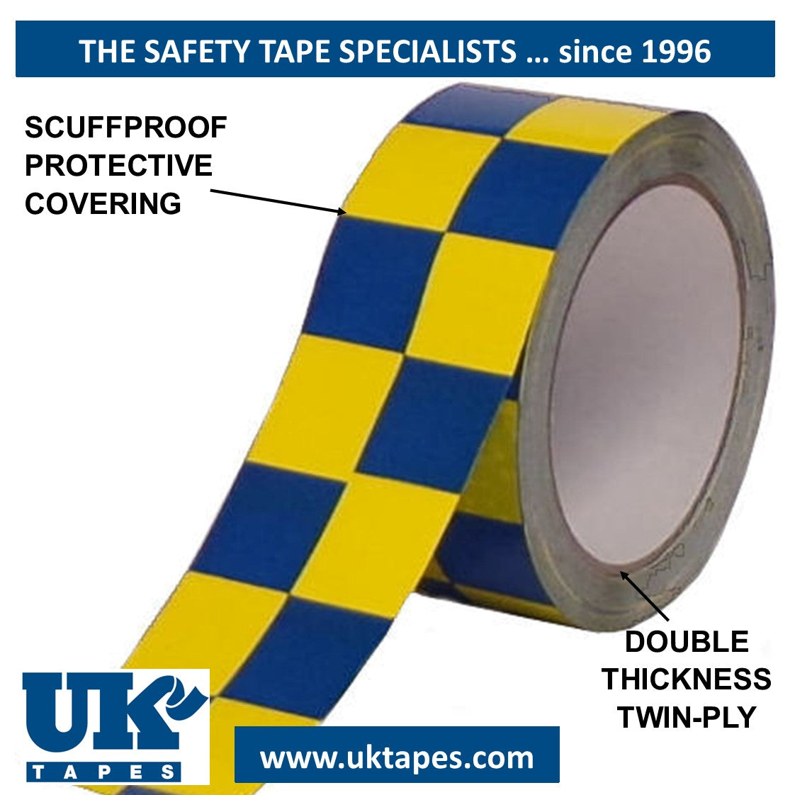 TWININATE Chequered Marking Tape