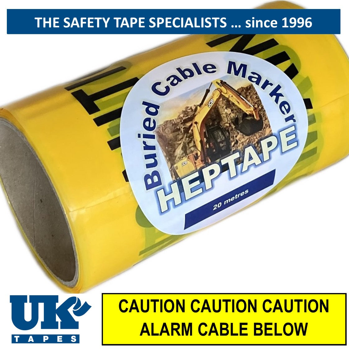 TRENCHTAPE Underground Warning Tape (Handy 20M roll)