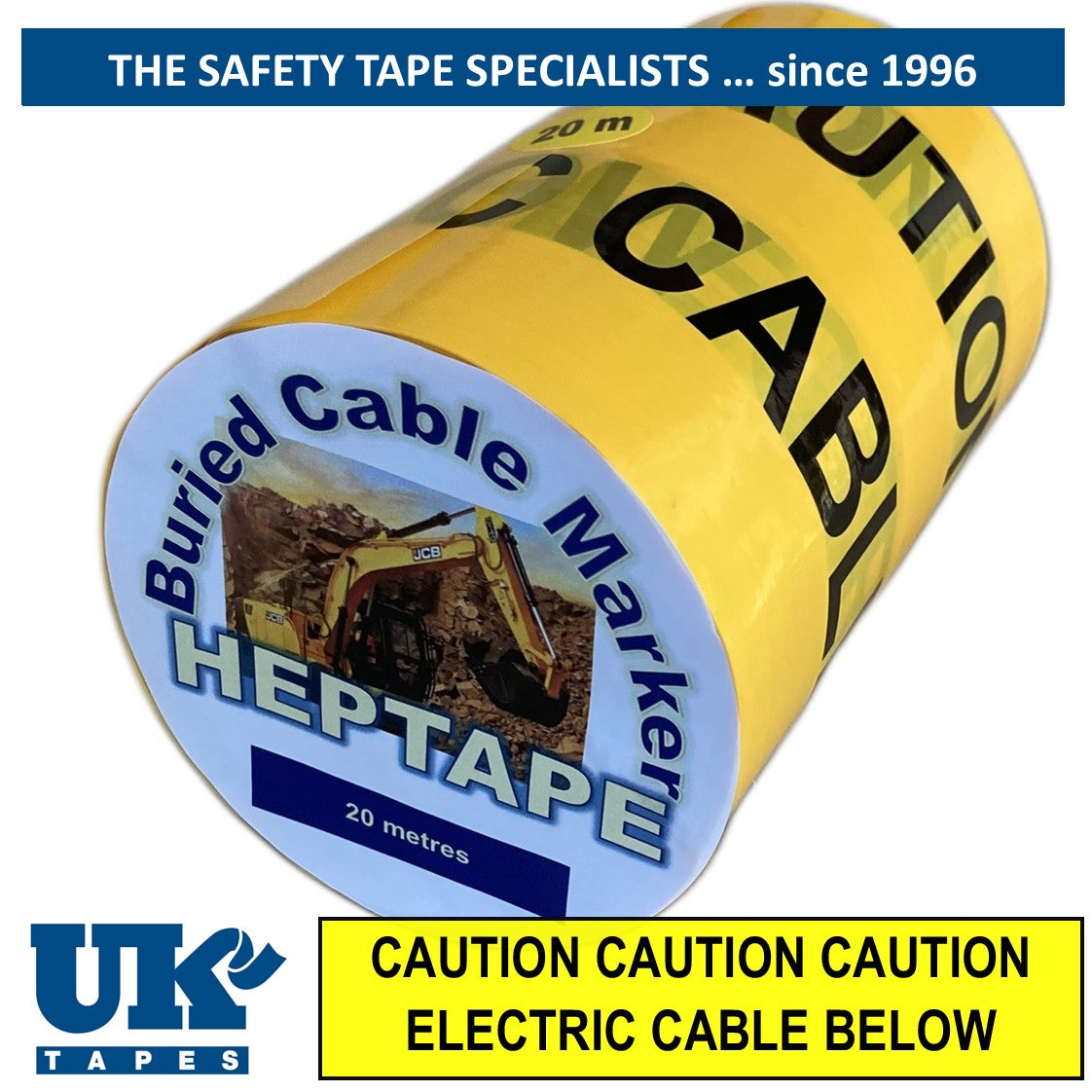 TRENCHTAPE Underground Warning Tape (Handy 20M roll)