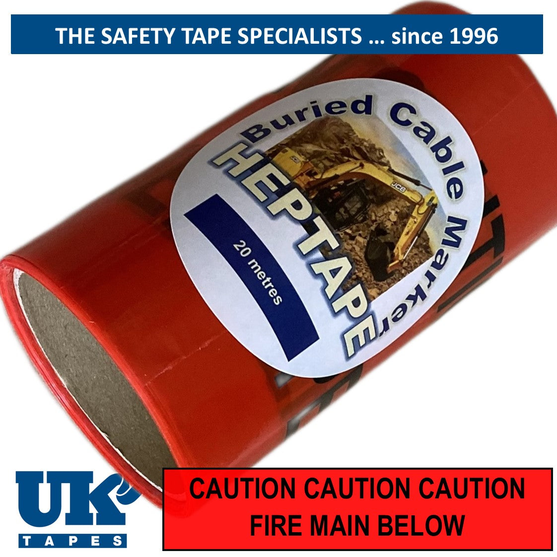 TRENCHTAPE Underground Warning Tape (Handy 20M roll)