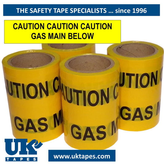GAS MAIN warning tape (100M) - clearance
