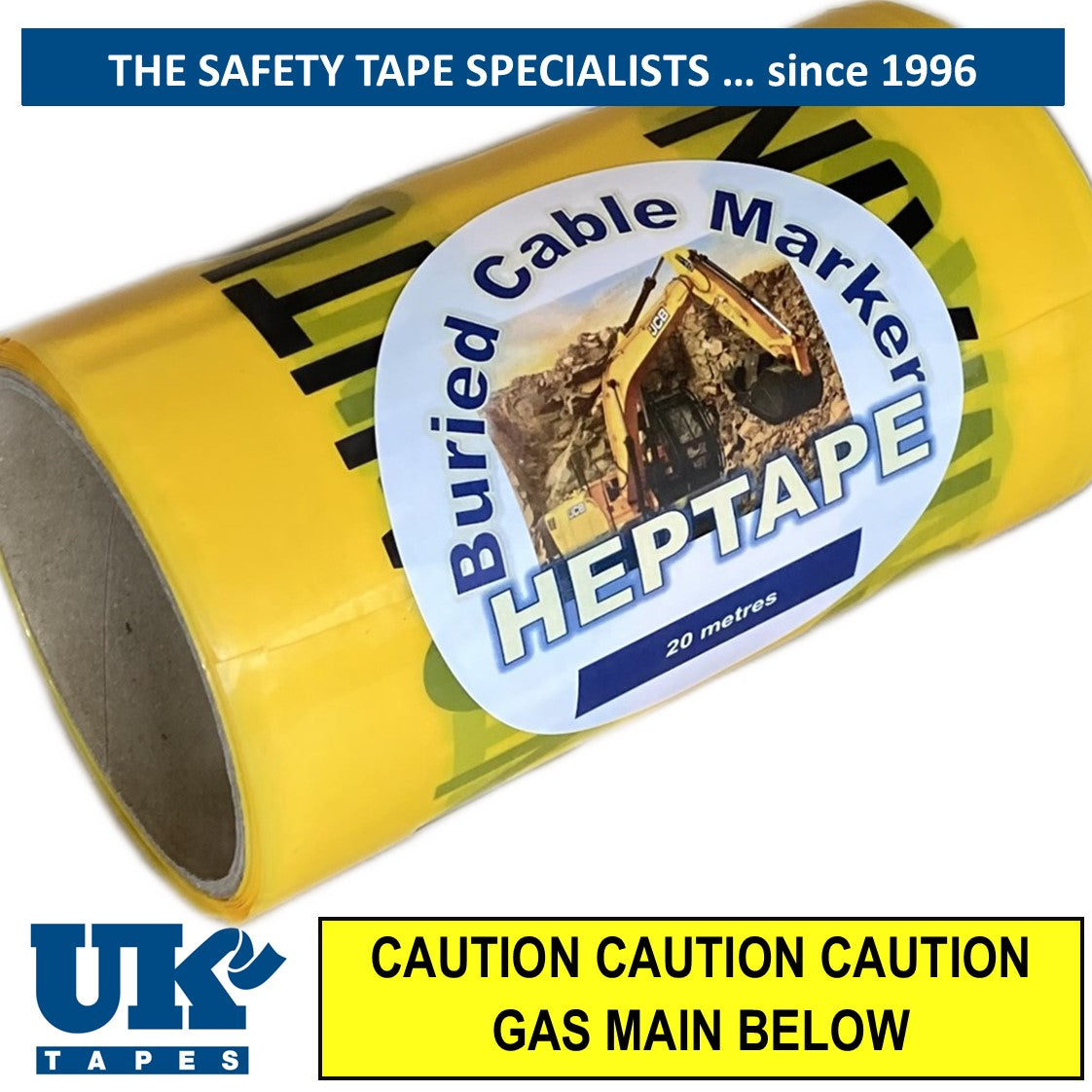 TRENCHTAPE Underground Warning Tape (Handy 20M roll)