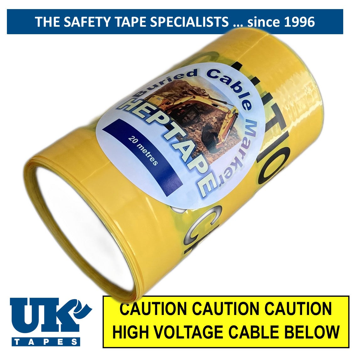 TRENCHTAPE Underground Warning Tape (Handy 20M roll)