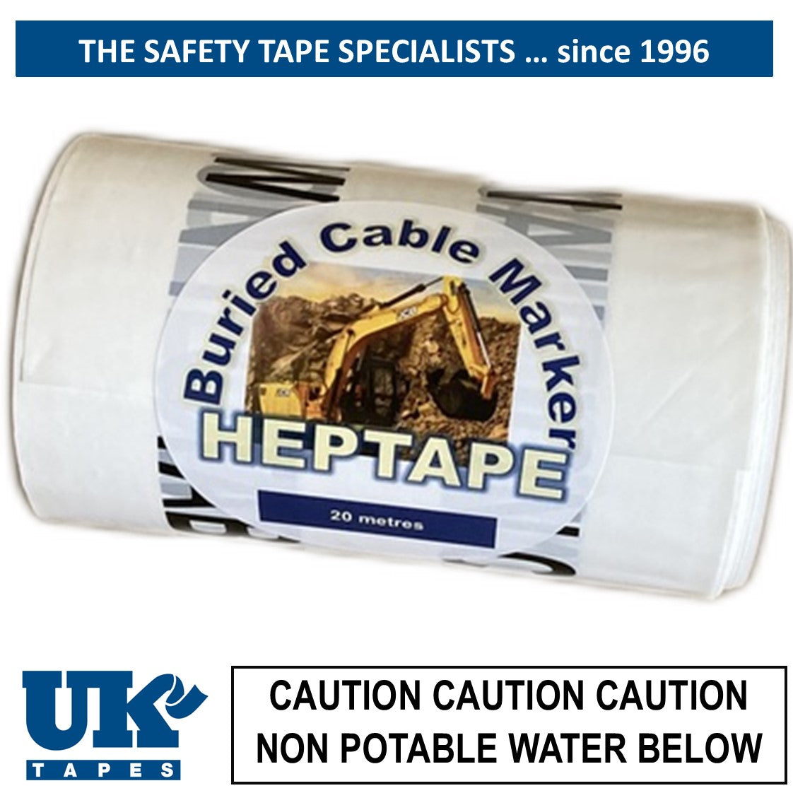 TRENCHTAPE Underground Warning Tape (Handy 20M roll)