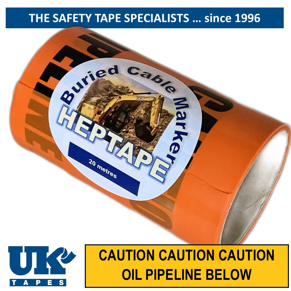 TRENCHTAPE Underground Warning Tape (Handy 20M roll)