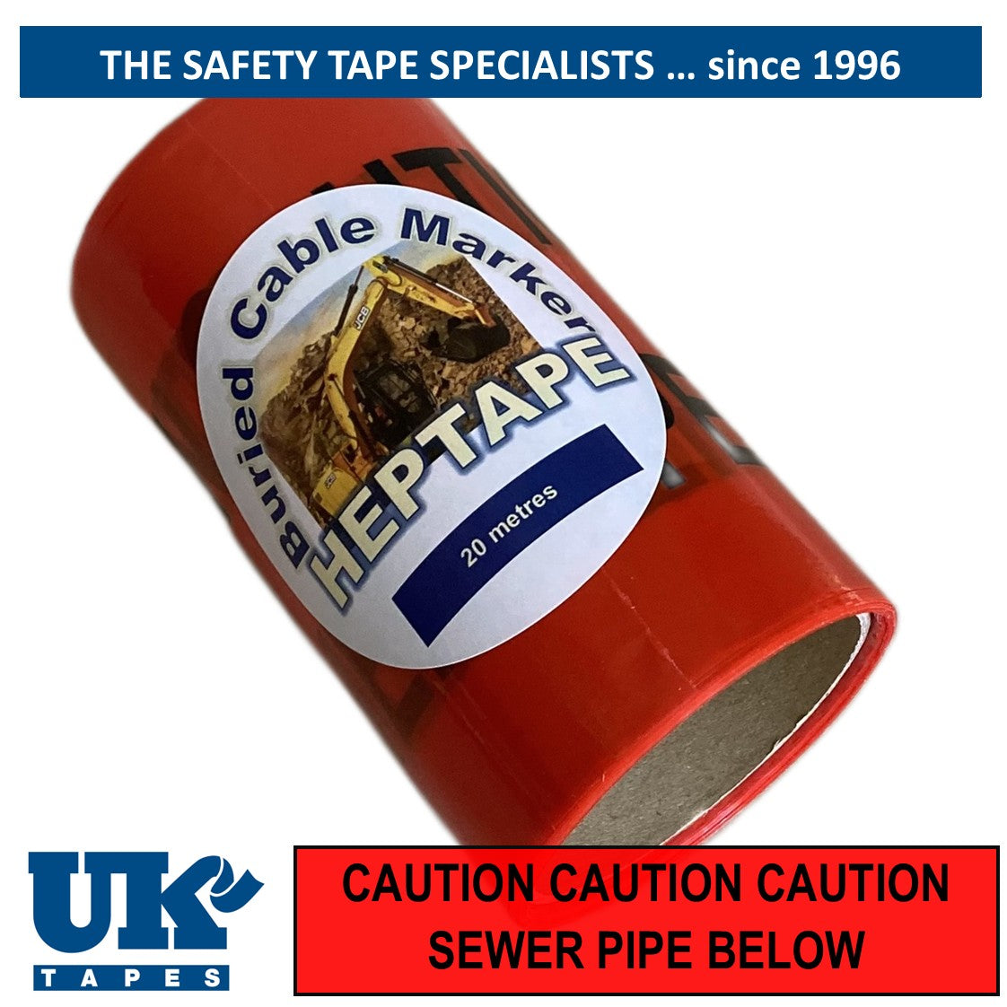 TRENCHTAPE Underground Warning Tape (Handy 20M roll)