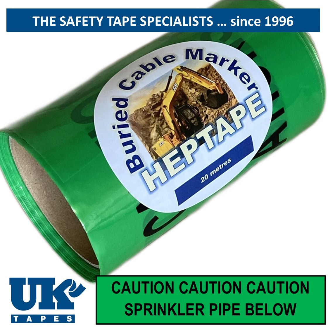 TRENCHTAPE Underground Warning Tape (Handy 20M roll)