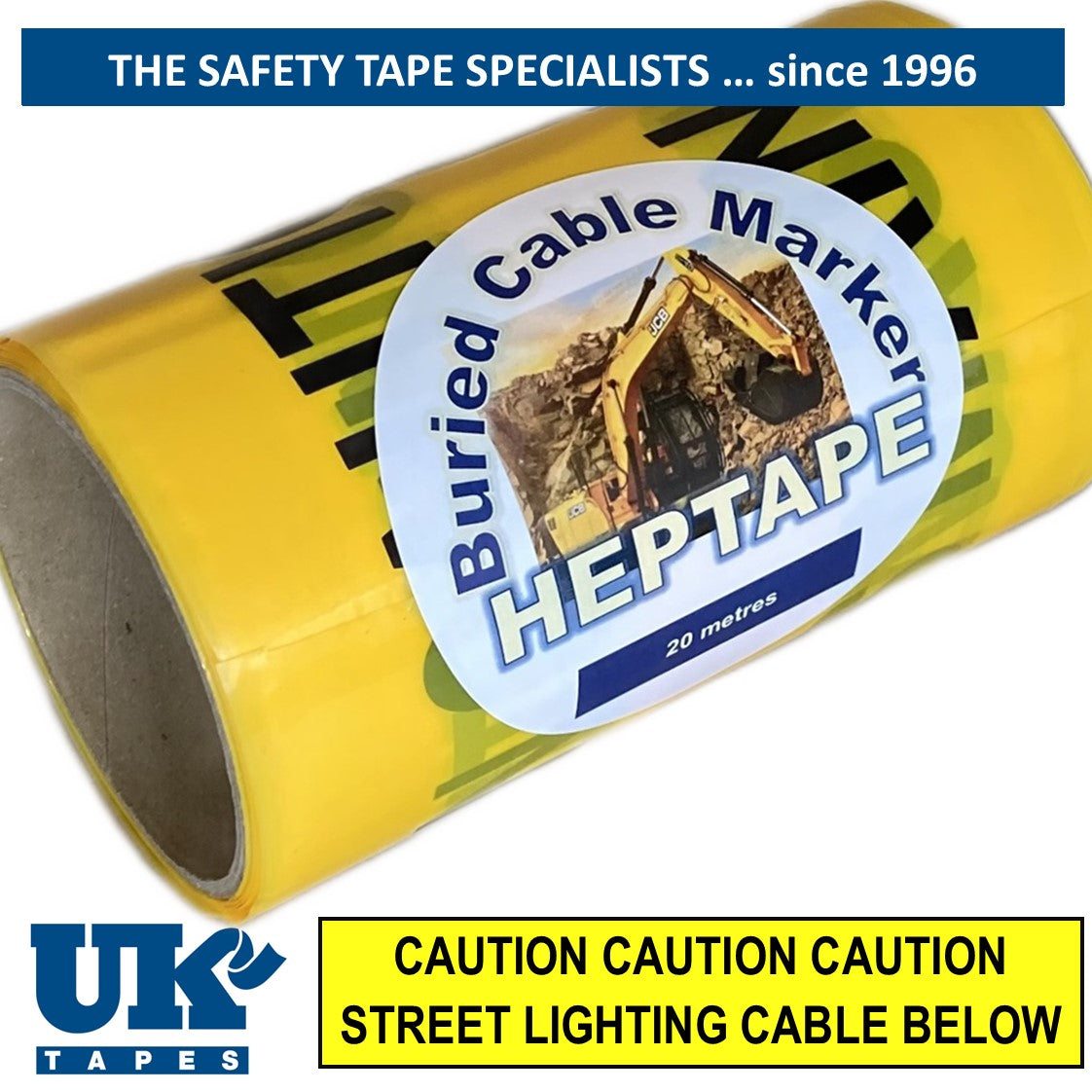 TRENCHTAPE Underground Warning Tape (Handy 20M roll)