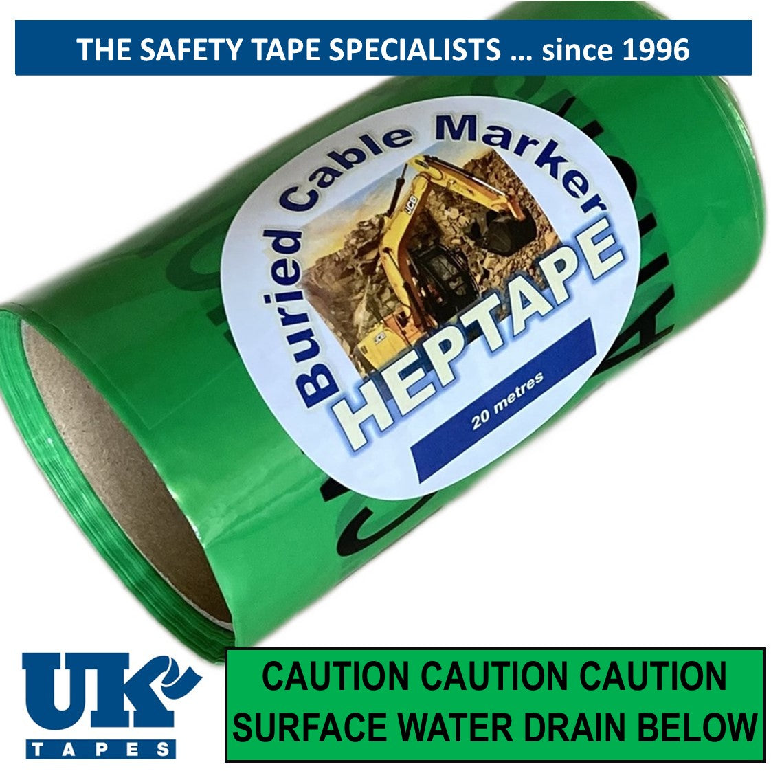 TRENCHTAPE Underground Warning Tape (Handy 20M roll)