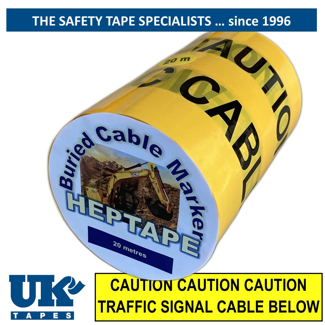 TRENCHTAPE Underground Warning Tape (Handy 20M roll)