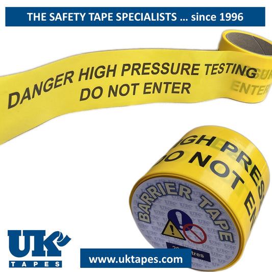 WORK IN PROGRESS Printed Barrier Tape