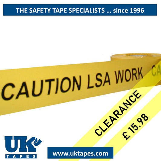 RADIATION HAZARD Printed Barrier Tape