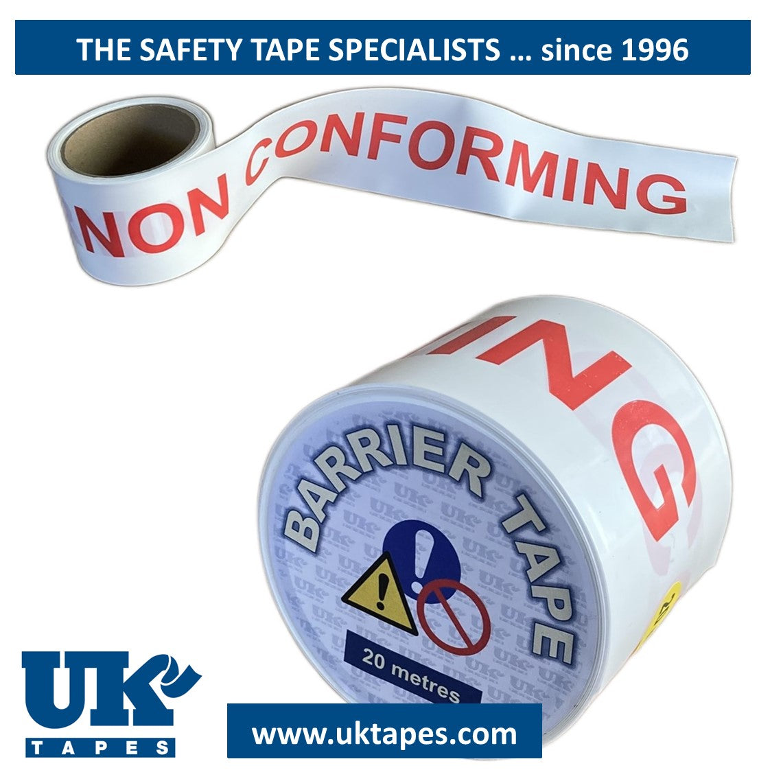 QUALITY CONTROL Printed Barrier Tape