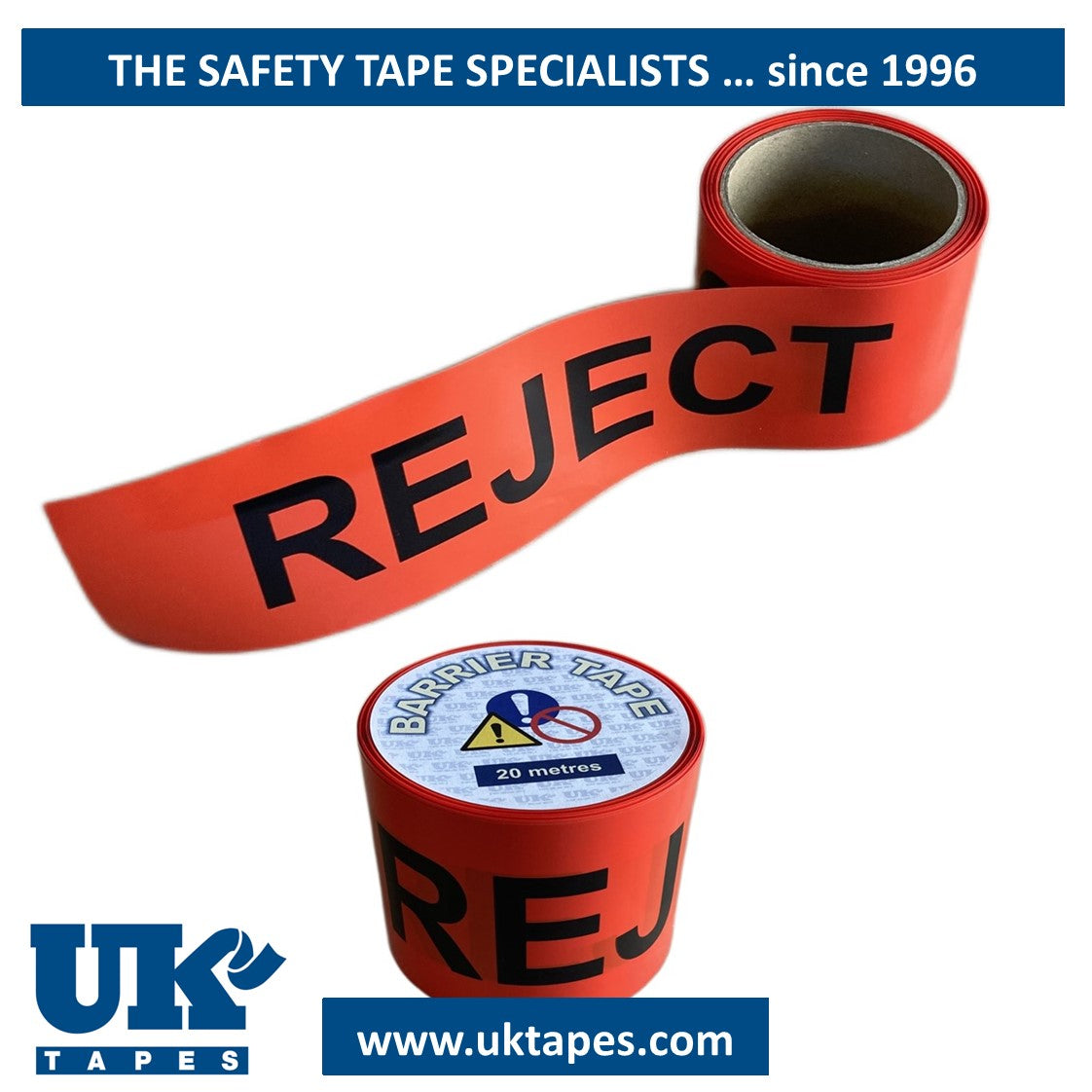 QUALITY CONTROL Printed Barrier Tape