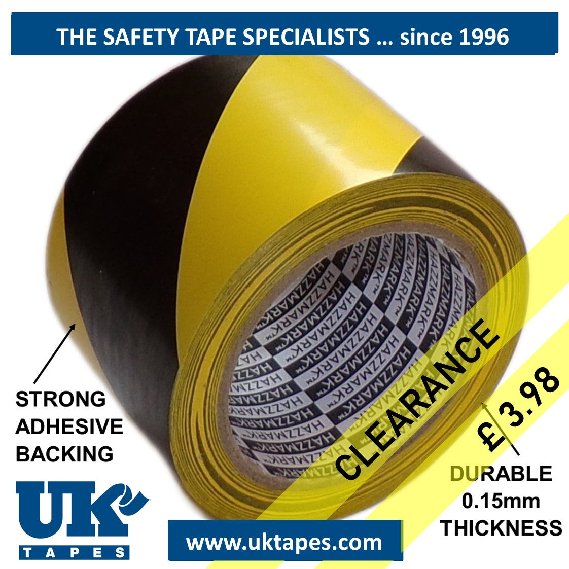 HAZZMARK Hazard & Floor Marking Tape
