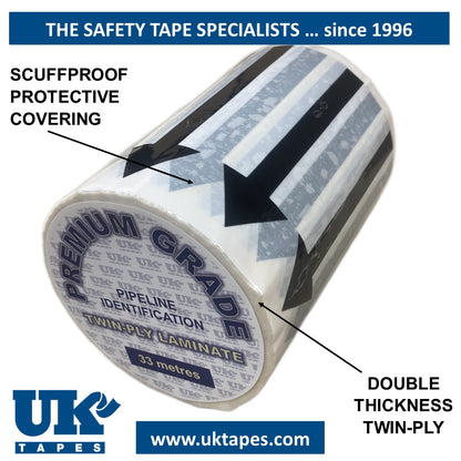 Directional Arrow Pipe Marking Tape