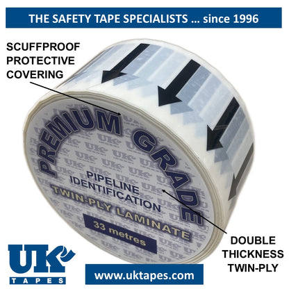 Directional Arrow Pipe Marking Tape