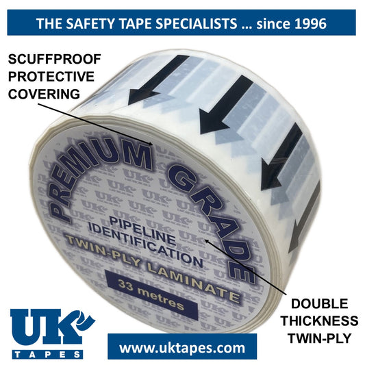 Directional Arrow Pipe Marking Tape