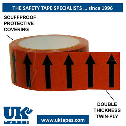 Directional Arrow Pipe Marking Tape