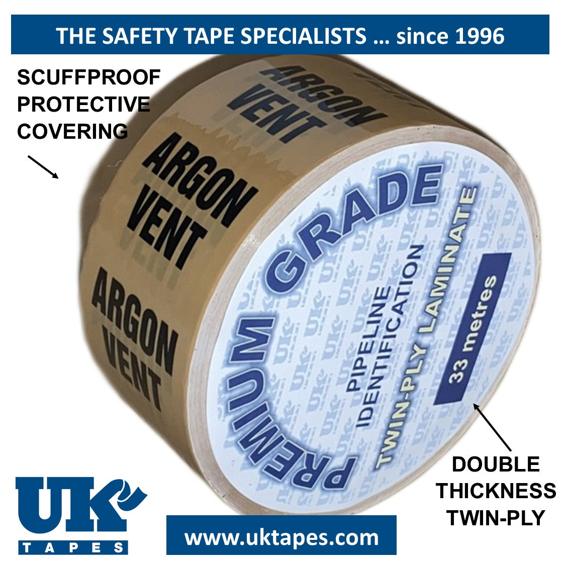 Directional Arrow Pipe Marking Tape