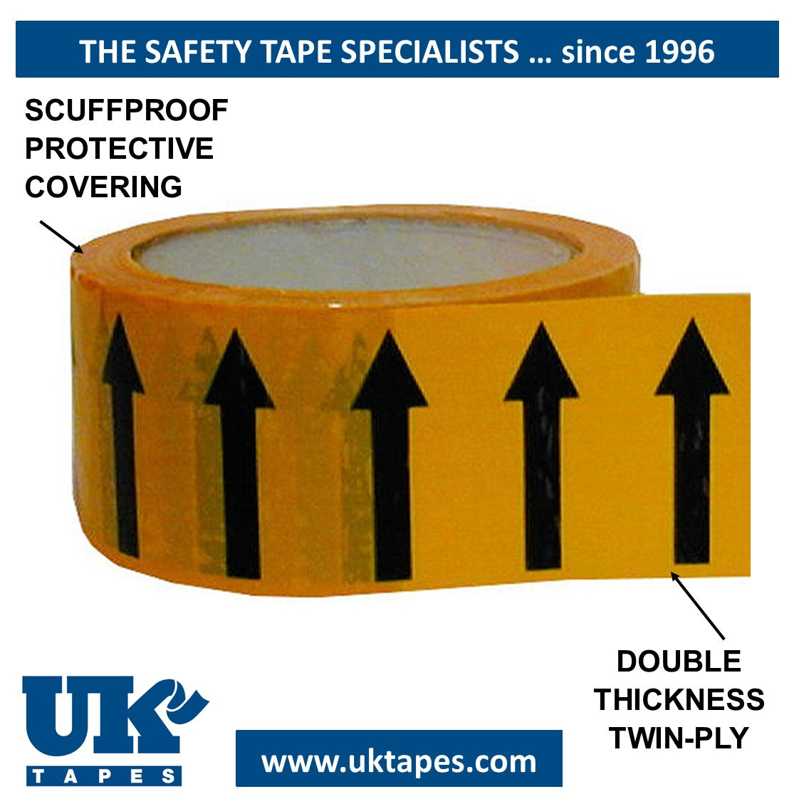 Directional Arrow Pipe Marking Tape