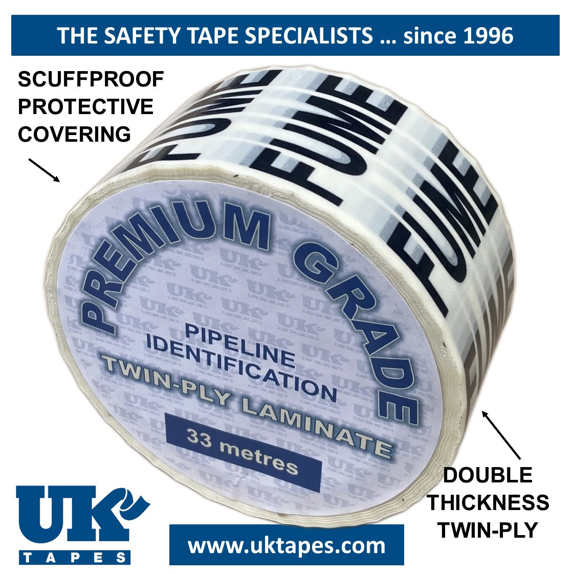 Printed Pipe Marking Tape