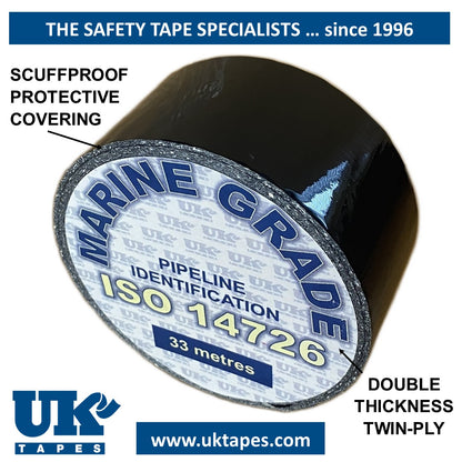 Marine Grade Pipe Marking Tape to ISO 14726