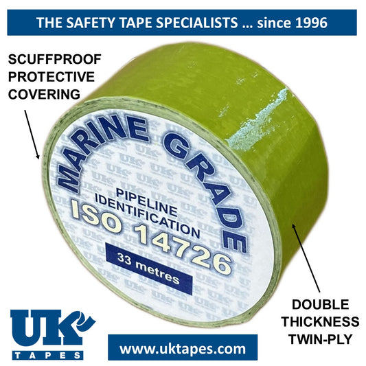 Marine Grade Pipe Marking Tape to ISO 14726