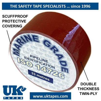 Marine Grade Pipe Marking Tape to ISO 14726