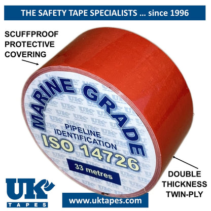 Marine Grade Pipe Marking Tape to ISO 14726