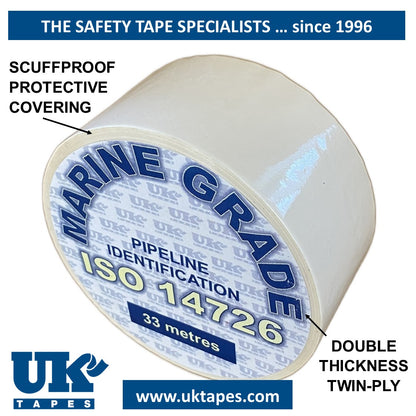 Marine Grade Pipe Marking Tape to ISO 14726