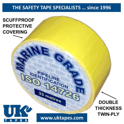 Marine Grade Pipe Marking Tape to ISO 14726