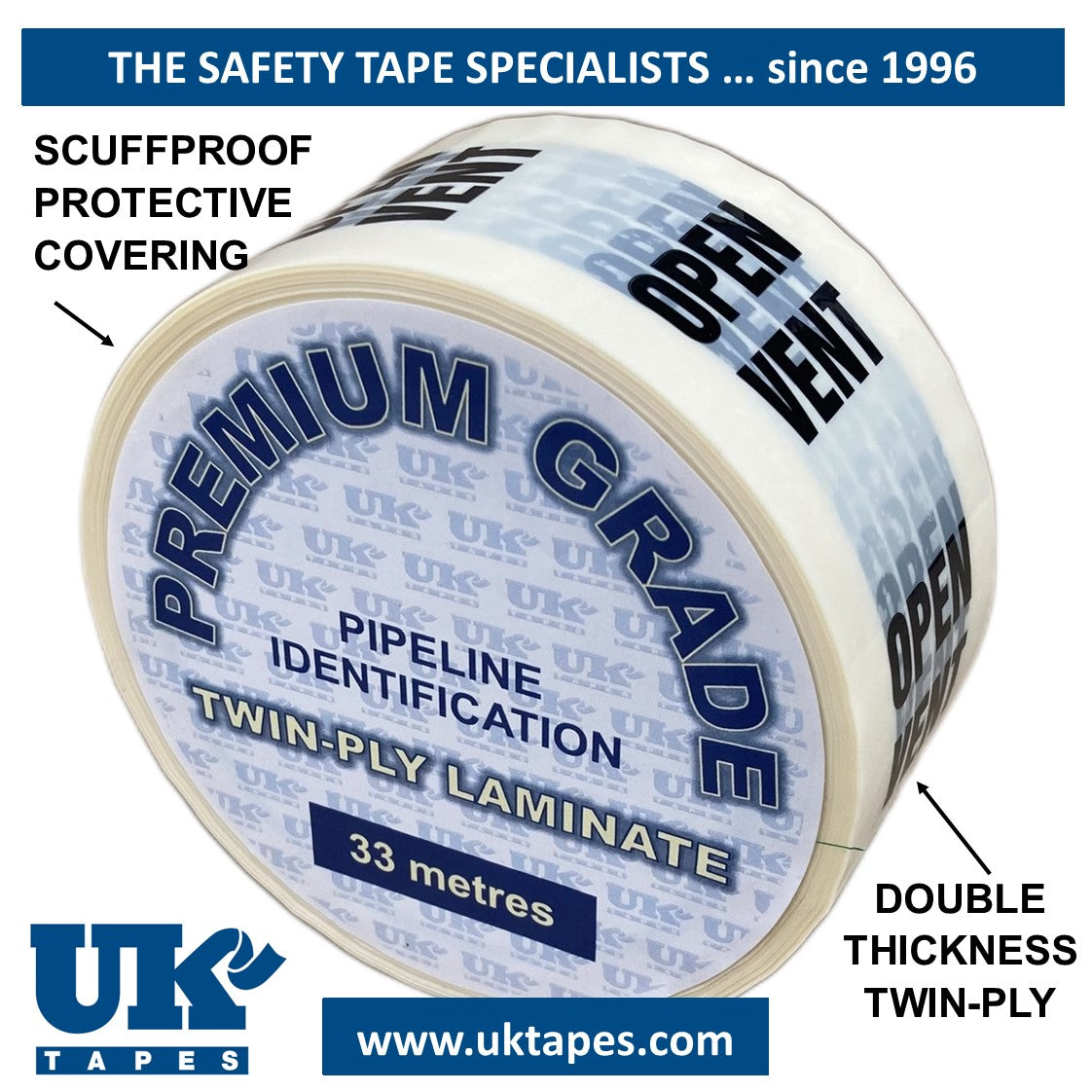 Printed Pipe Marking Tape