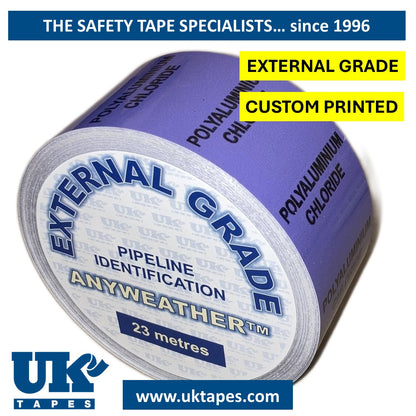 ANYWEATHER Pipe Marking Tape (Custom Printed)
