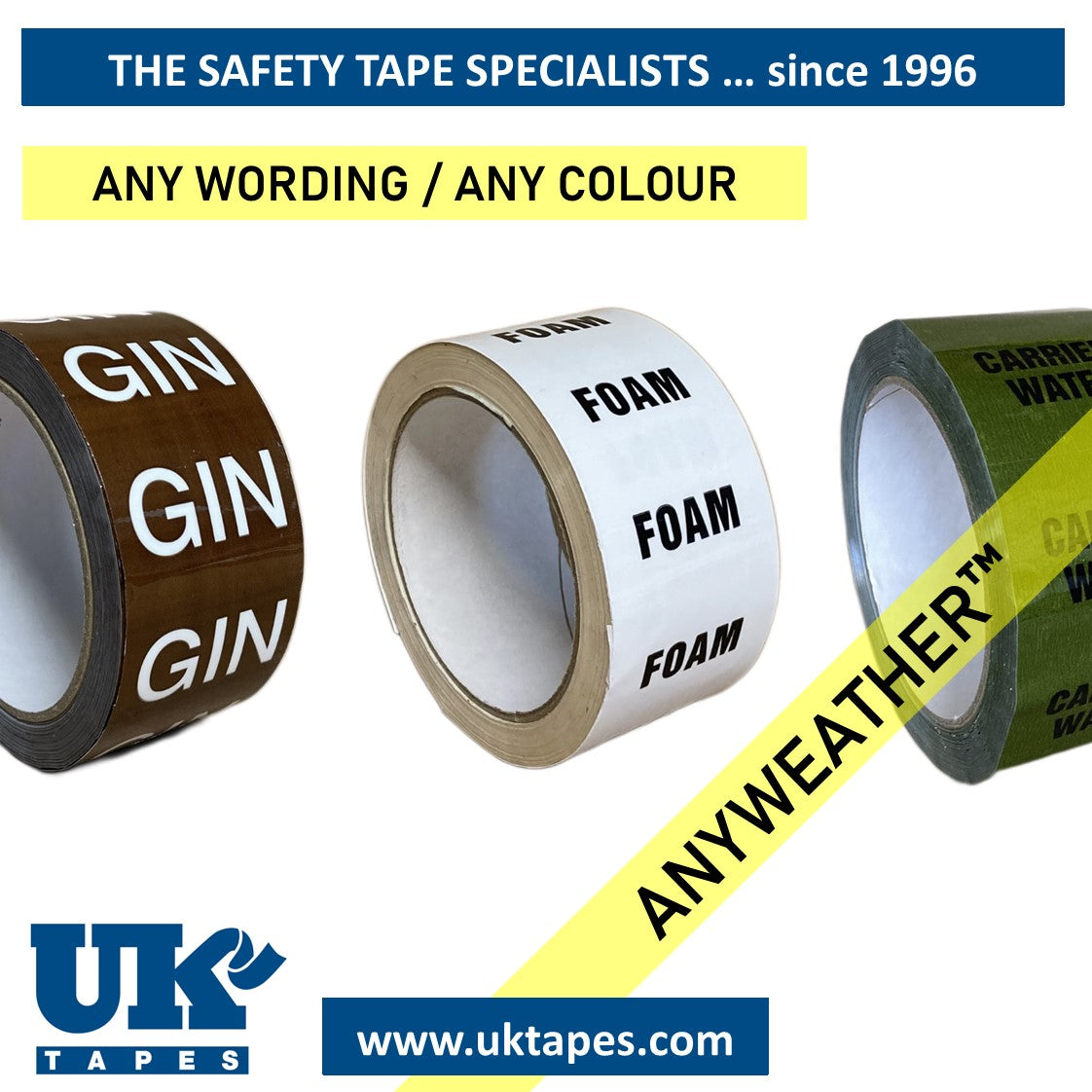ANYWEATHER Pipe Marking Tape