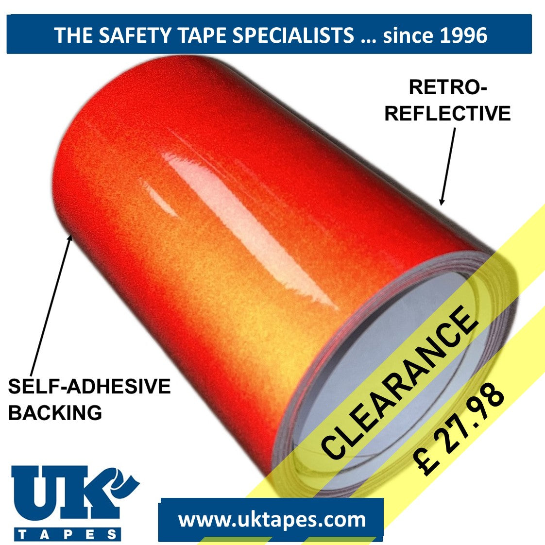 Coloured Reflective Marking Tape