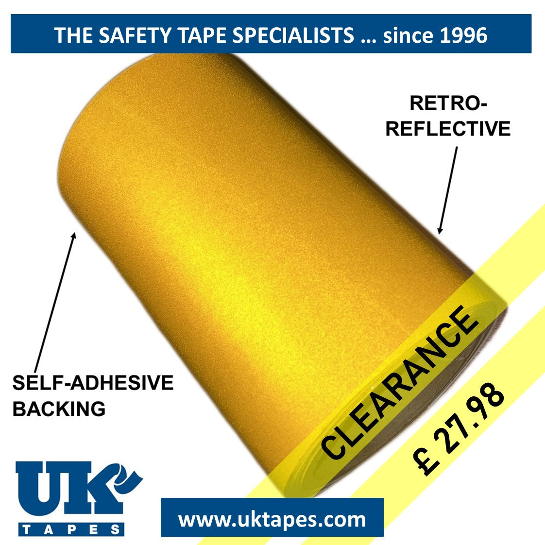 Coloured Reflective Marking Tape