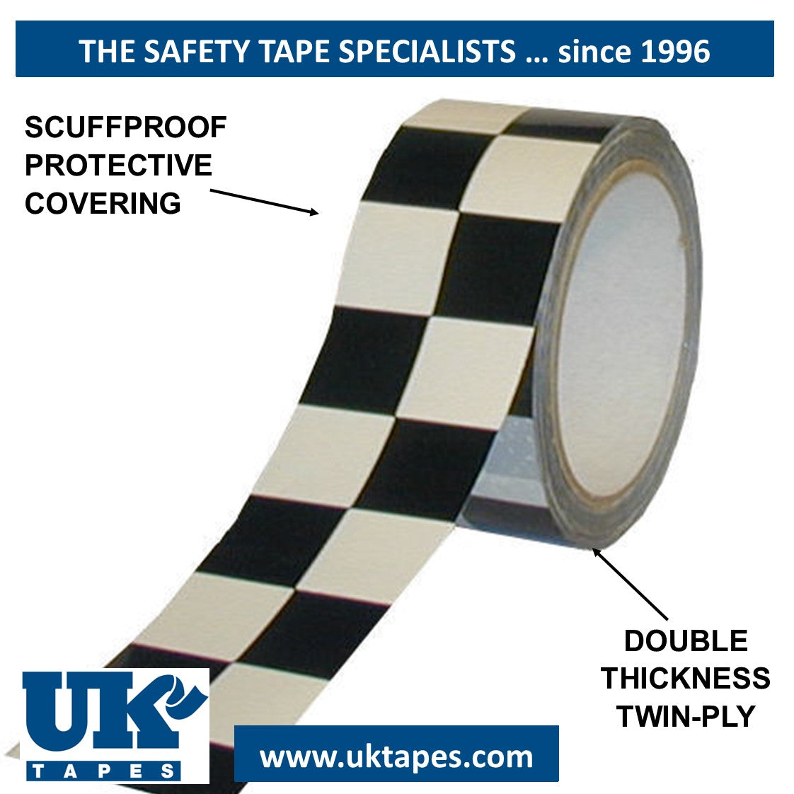 TWININATE Chequered Marking Tape
