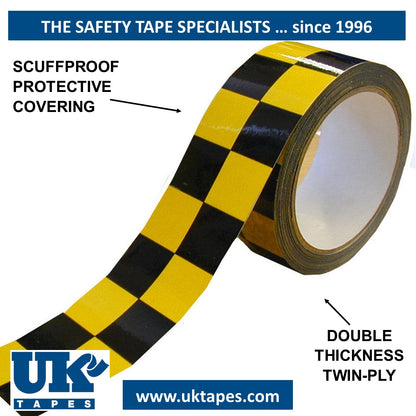 TWININATE Chequered Marking Tape
