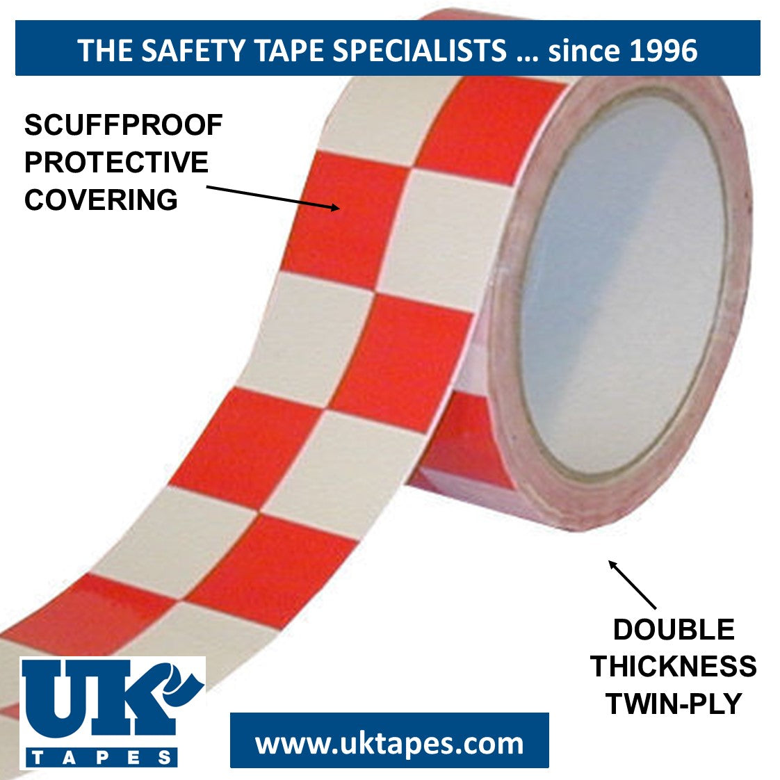 TWININATE Chequered Marking Tape