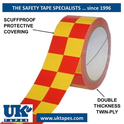 TWININATE Chequered Marking Tape