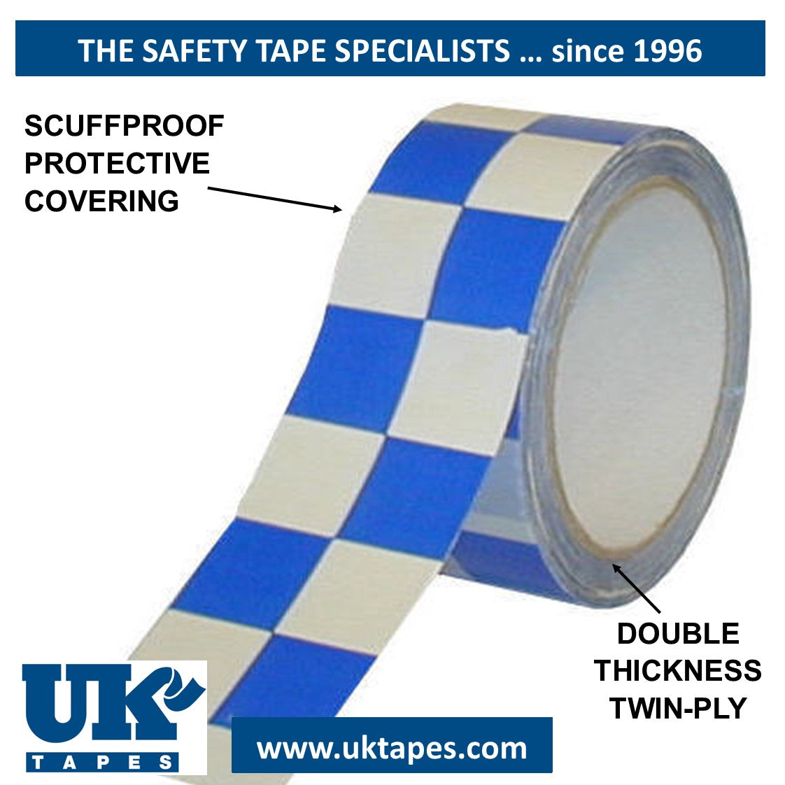 TWININATE Chequered Marking Tape