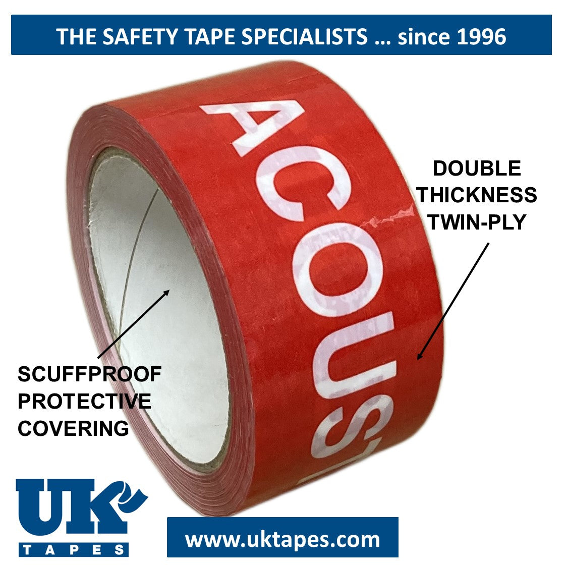TWININATE Construction Printed Adhesive Tape