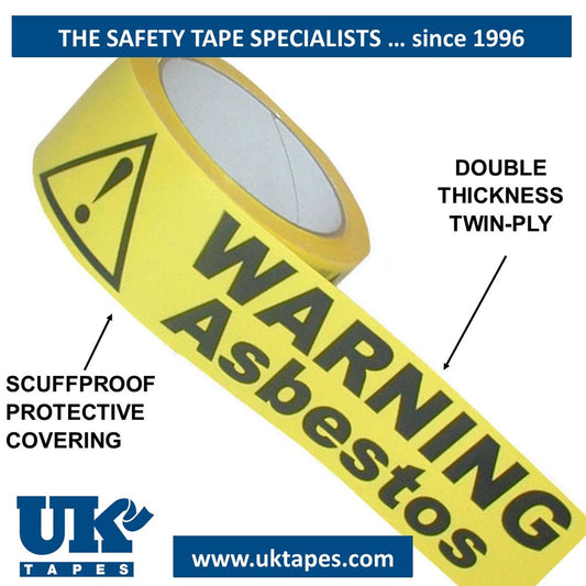 TWININATE Printed Warning Adhesive Tape