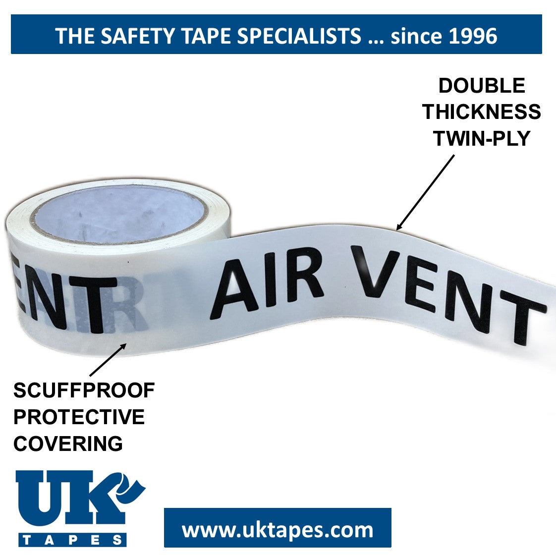 TWININATE Groundworks Printed Adhesive Tape
