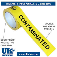 TWININATE Printed Warning Adhesive Tape