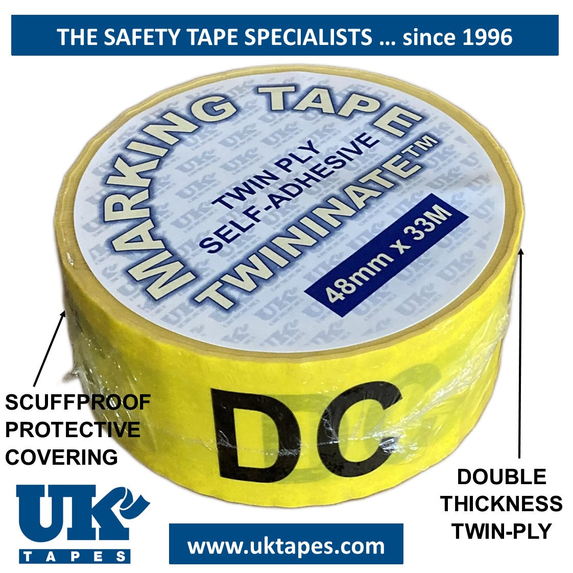 TWININATE Groundworks Printed Adhesive Tape