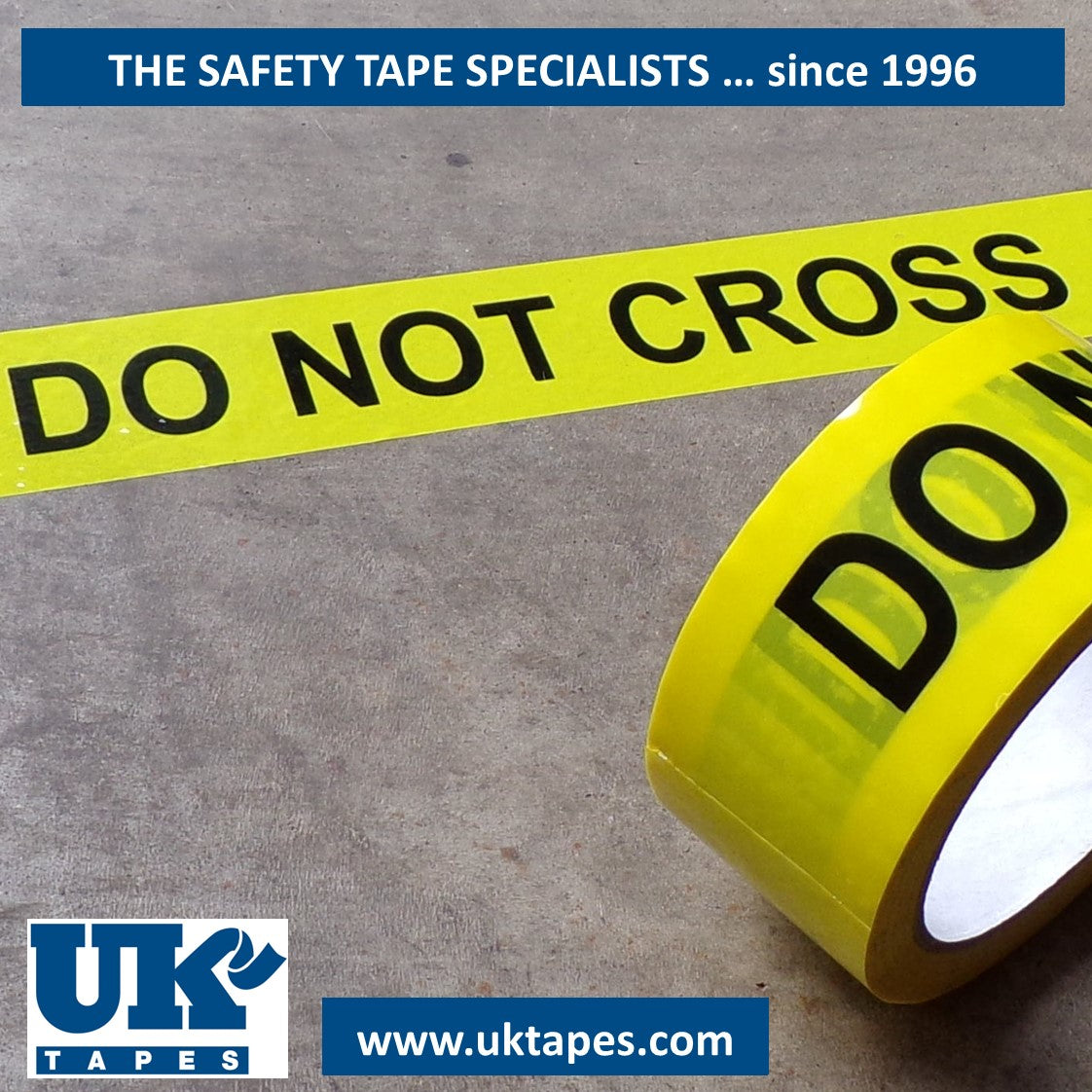 TWININATE Printed Warning Adhesive Tape